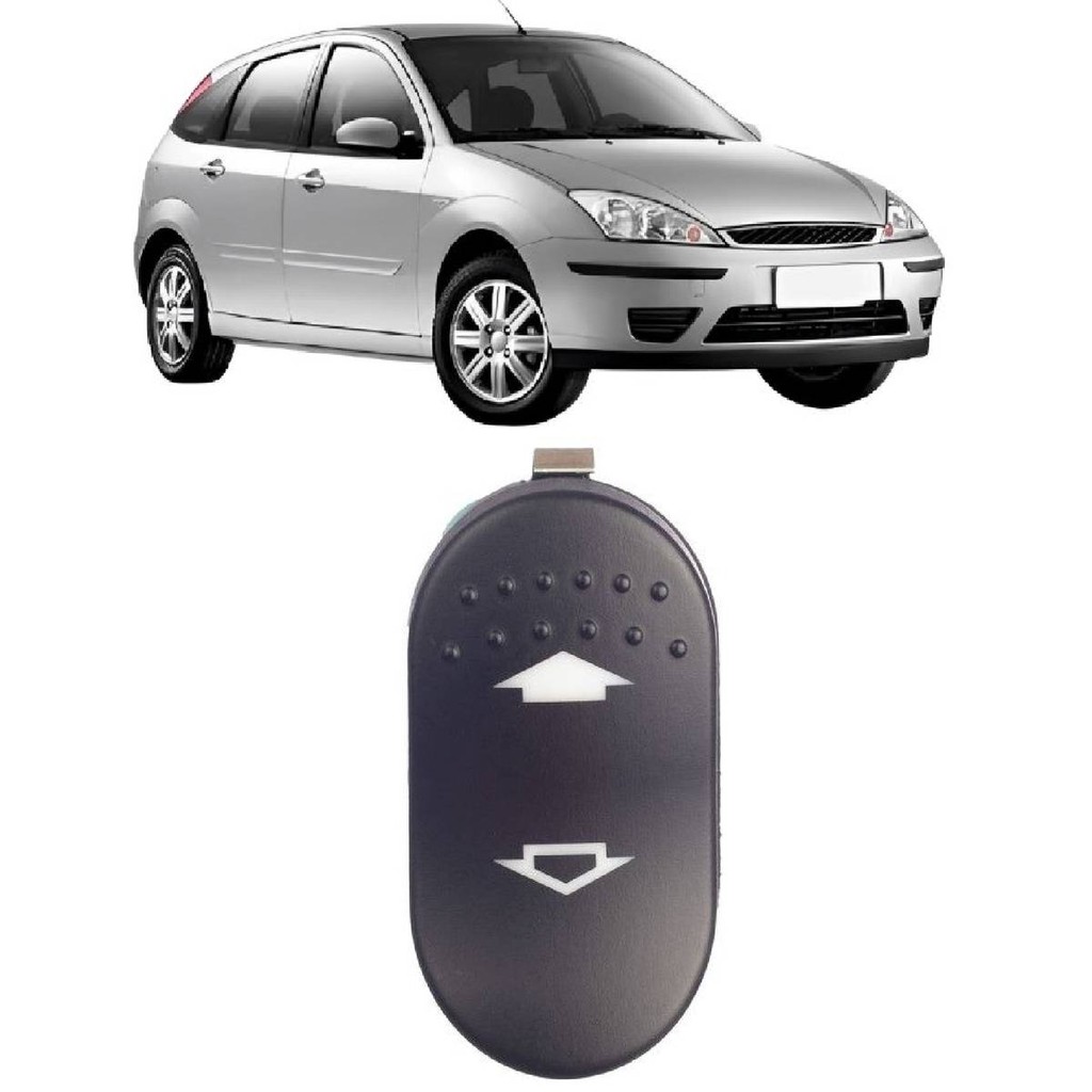 INTERRUPTOR VIDRO ELETRICO FOCUS 2000 2001 2002 2008 SIMPLES