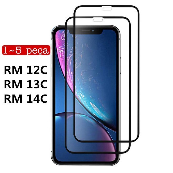 Película De Vidro Temperado 3D Para Xiaomi Redmi 12C/13C/14C - Películas de Vidro 3D em Oferta na Shopee