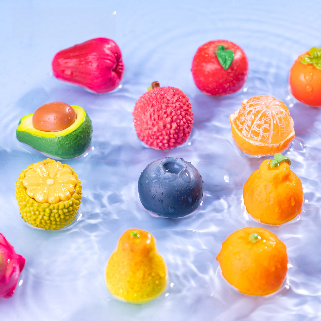 Simulação Criativa Dragão Fruta Lótus Névoa Banana Frutas Ornamento DIY Jardinagem Pequeno Micro Paisagem