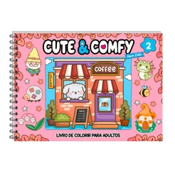 Cute & Comfy Super Extra Edição 02 - Livro de Colorir Adulto - Capa Dura Holográfica