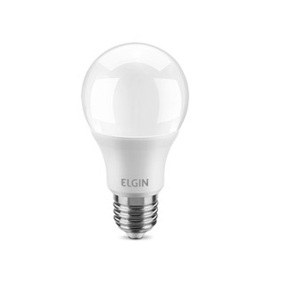 Lâmpada led bulbo 9W 810 lúmens branca morna - A60 - Elgin (110V/220V) em Oferta na Shopee