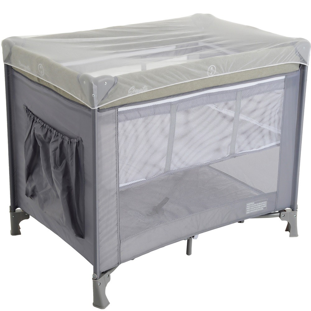 Berço Portátil Sonata Gray Burigotto Chiqueiro Cercado Bebê em Oferta na Shopee
