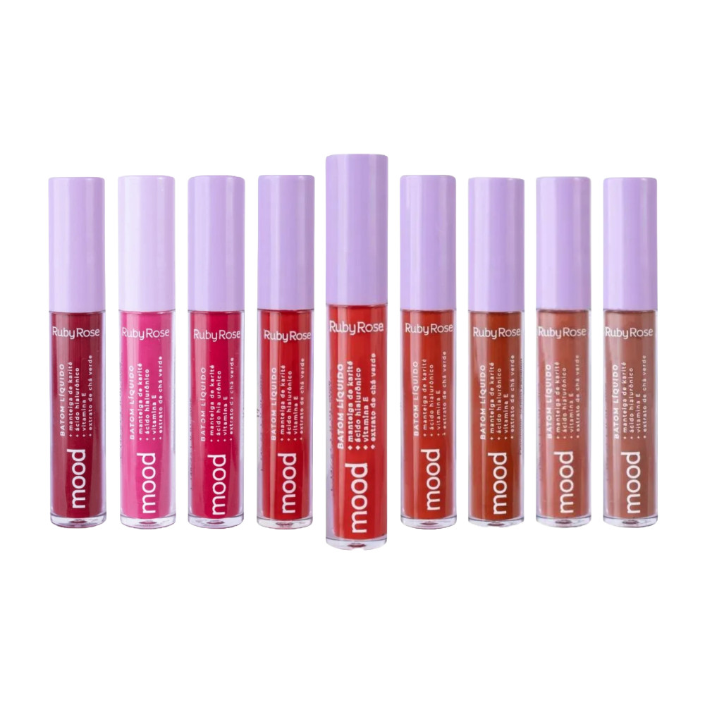 Batom Líquido Ruby Rose Mood em Oferta na Shopee