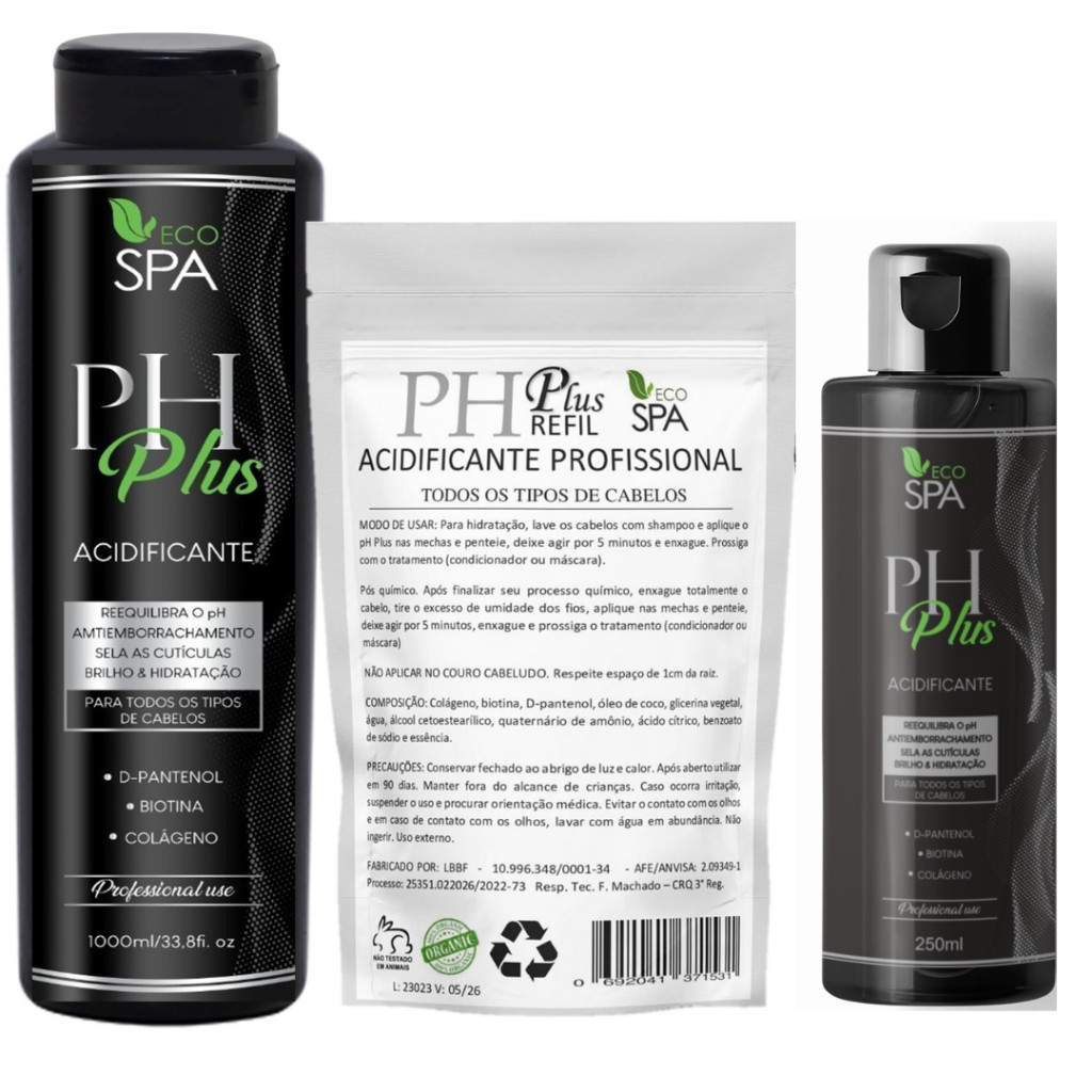Acidificante PROFISSIONAL Salva Cabelo Antiemborrachamento Regulador de pH