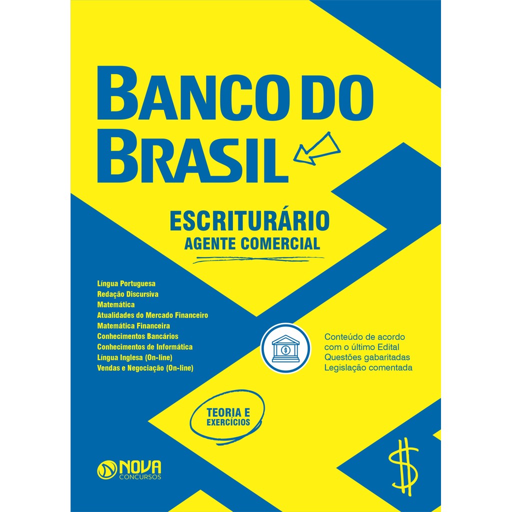 Imagem Apostila Banco do Brasil  - Escriturário - Agente Comercial