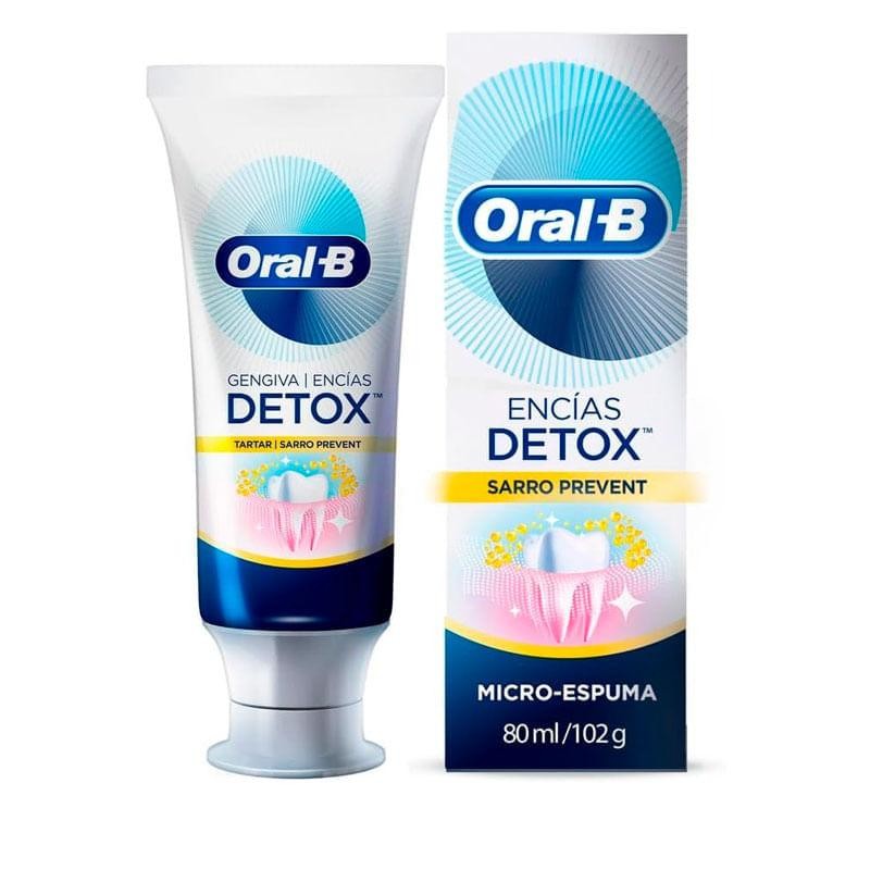 Creme Dental Oral B Gengiva Detox Tartar Defense 102g - Health