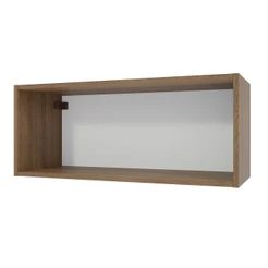 Armário Aéreo 80 cm Nicho Aberto para Cozinhas Lux, Glamy, Agata, Stella Madesa