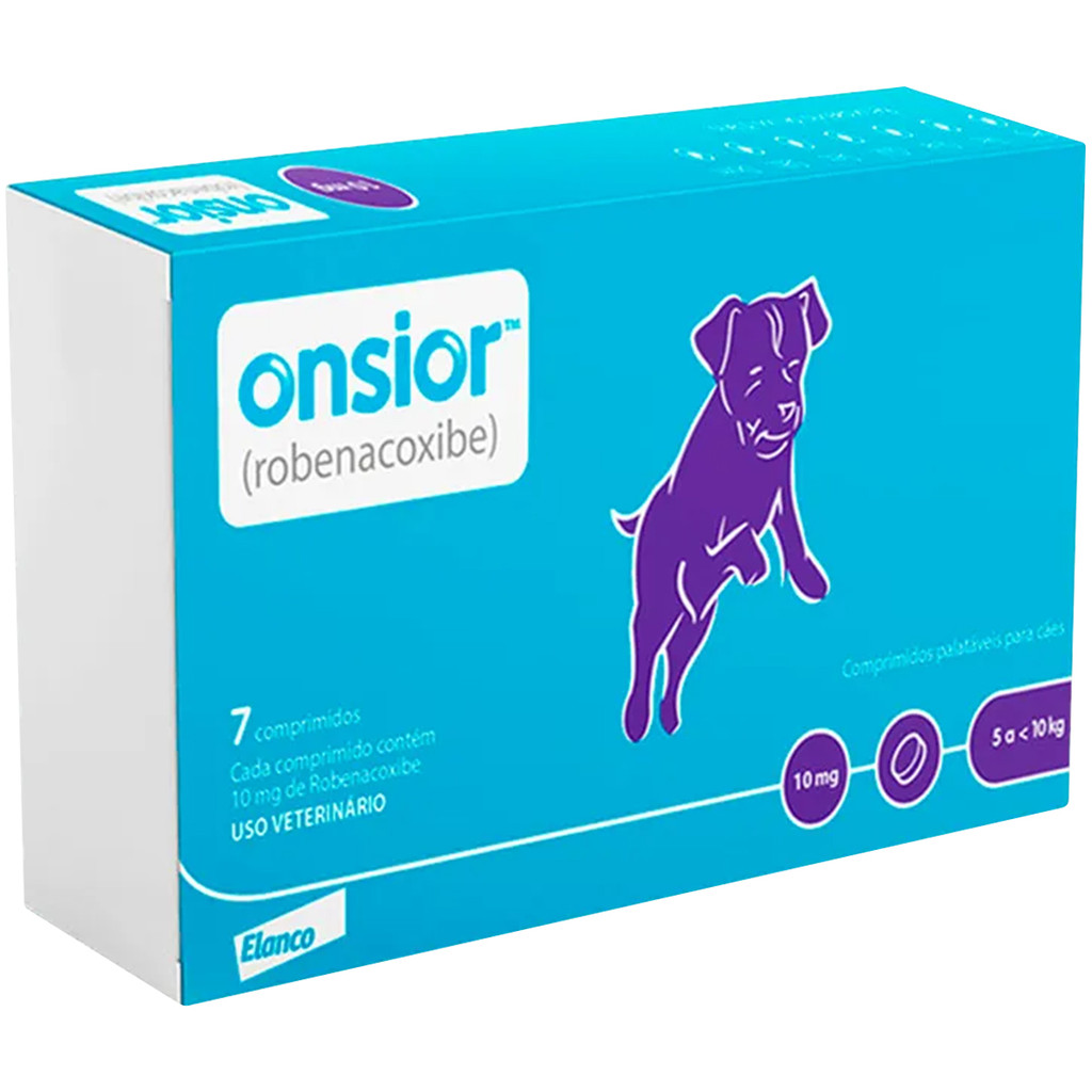 Onsior 20mg para Cães de 10 a 20kg - 7 Comprimidos - Elanco
