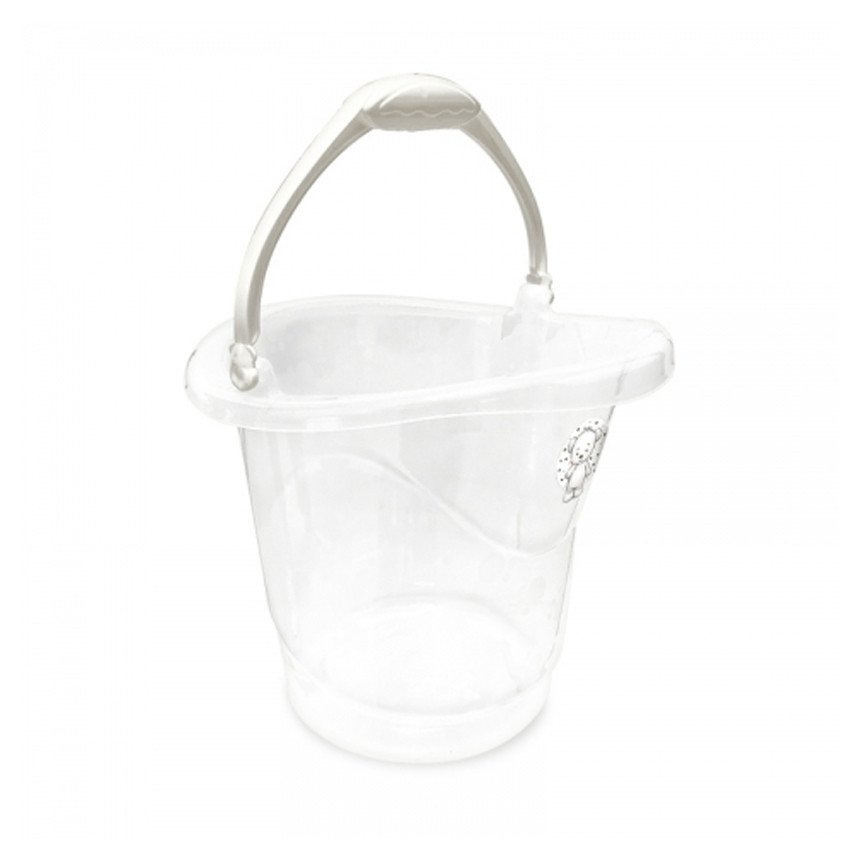 Balde Bebê Cajovil 13 Litros Fofura BrancoTranslúcido em Oferta na Shopee