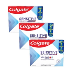 Kit 3 Pack Creme Dental Colgate Sensitive Pro Alívio Imediato Xtreme 9x90g
