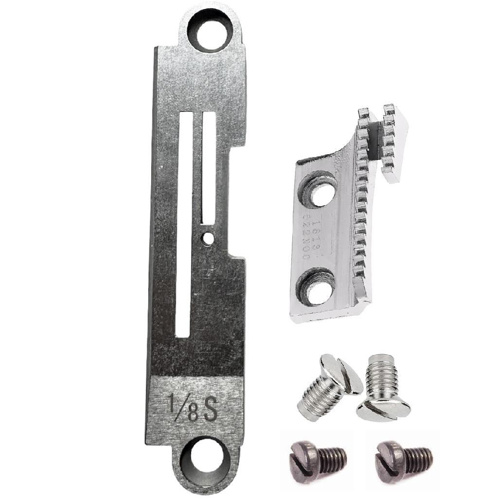 Chapa Agulha Dente Reta Refiladeira Costura Juki DLM-522 1/8