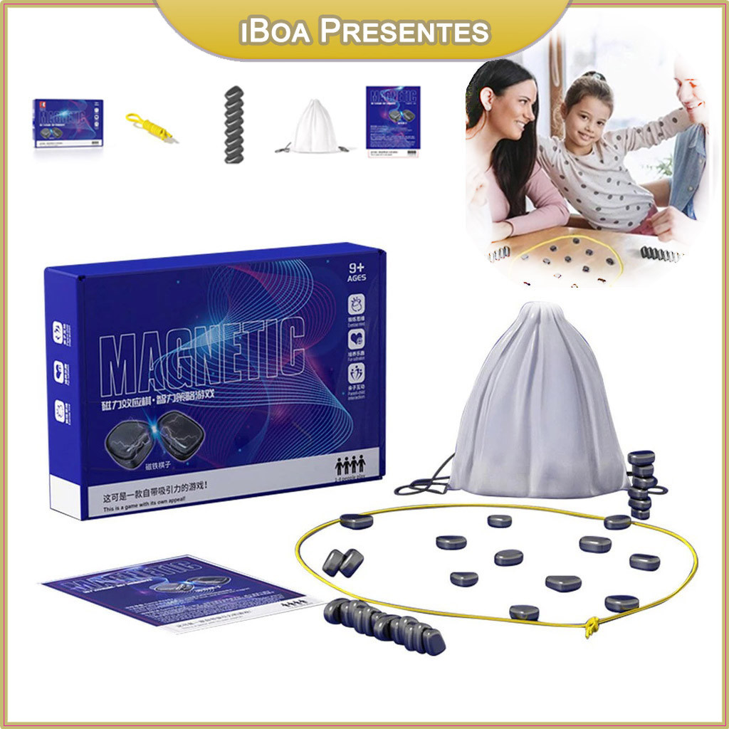 20 Peças Jogo De Mesa Interativo Familiar Magnético Batalha Xadrez Brinquedos Educativos Para Crianças em Oferta na Shopee