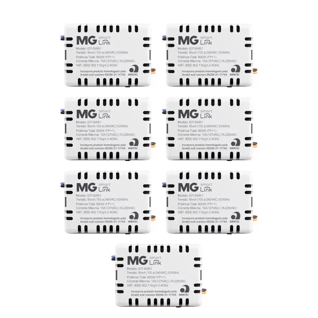 KIT 7 UNIDADES - WEG DISJUNTOR MONOPOLAR 40A CURVA C C40 MINI DIN 5KA MDWP