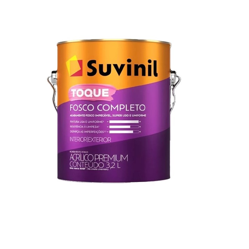 Tinta Acrílica Fosco Premium Calcário Suvinil 3,2l Cores