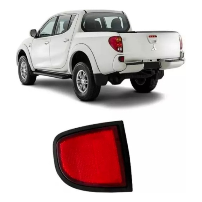 Defletor Parachoque Traseiro L200 Triton 07 08 09 10/15 Le