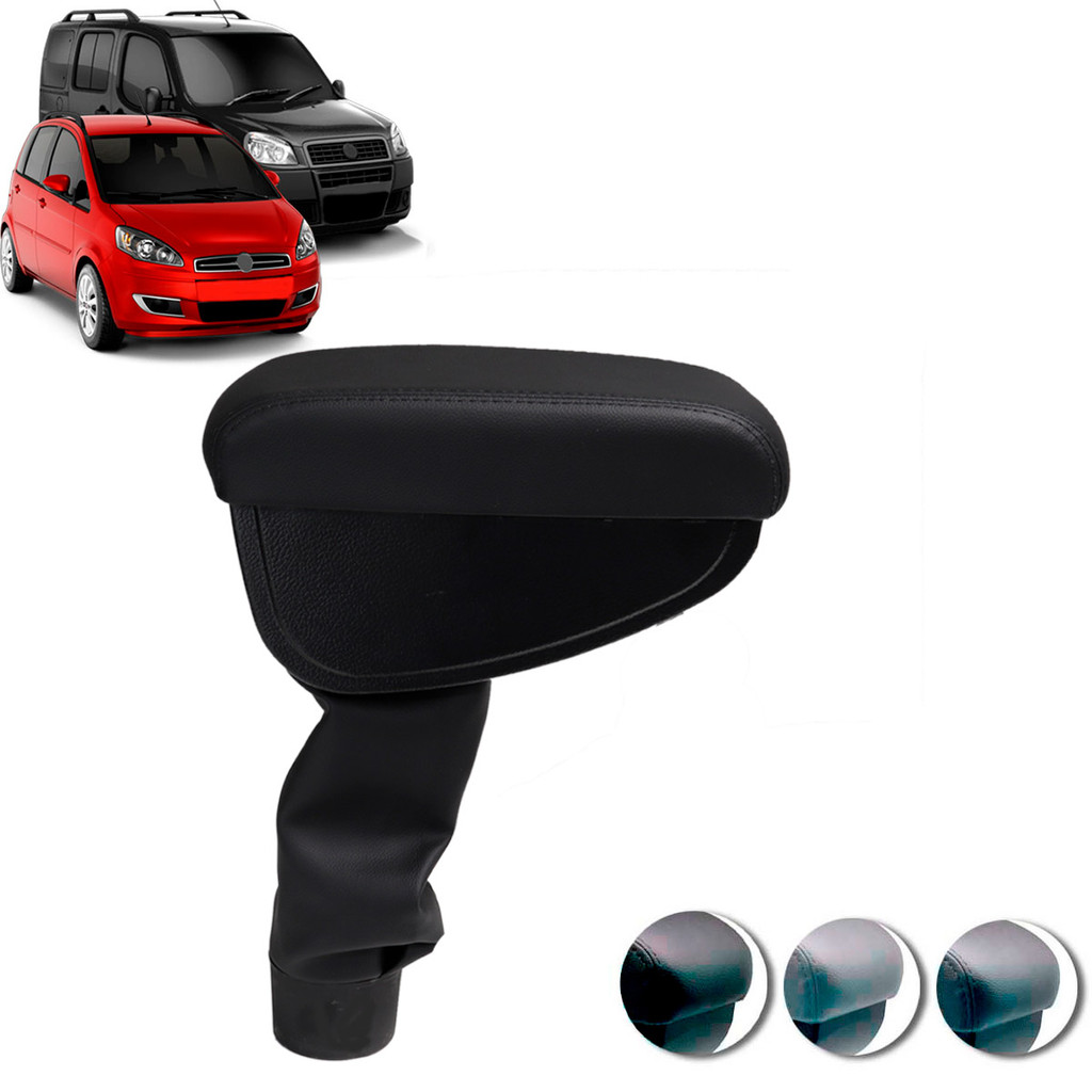 Apoio De Braço Encosto Doblo 2002 Até 2021  Idea 2006 Até 2016 Couro em Oferta na Shopee