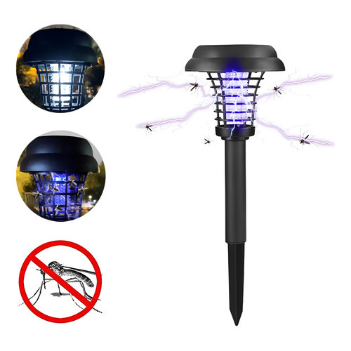 Repelente Solar Para Jardim Lampada Espanta Mosca Eletronico