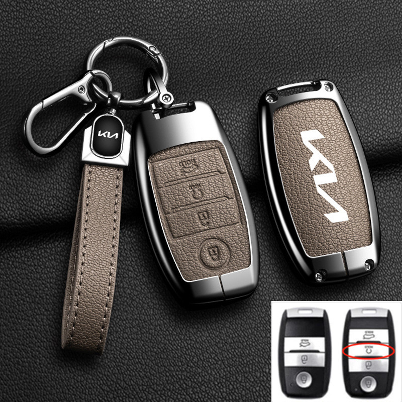 Capa Flip Para Chave De Carro Fob KIA Sportege Picanto RIO 3 K2 K3 K4 K5 Optima Alma Ceed Sorento Forte Stinger Cerato