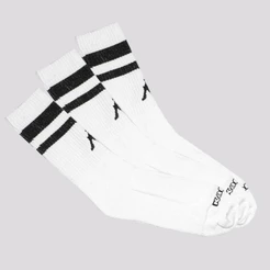 Kit Meia Kappa 3 Pares Sport Cano Alto Branca