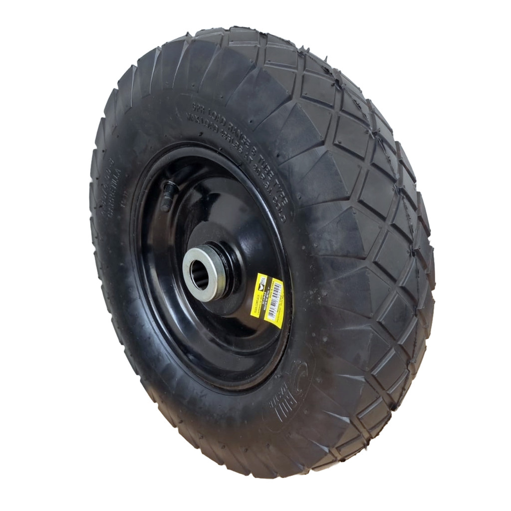 Roda 4.80/400-8 Completa Com Rolete P/carrinho Pedreiro