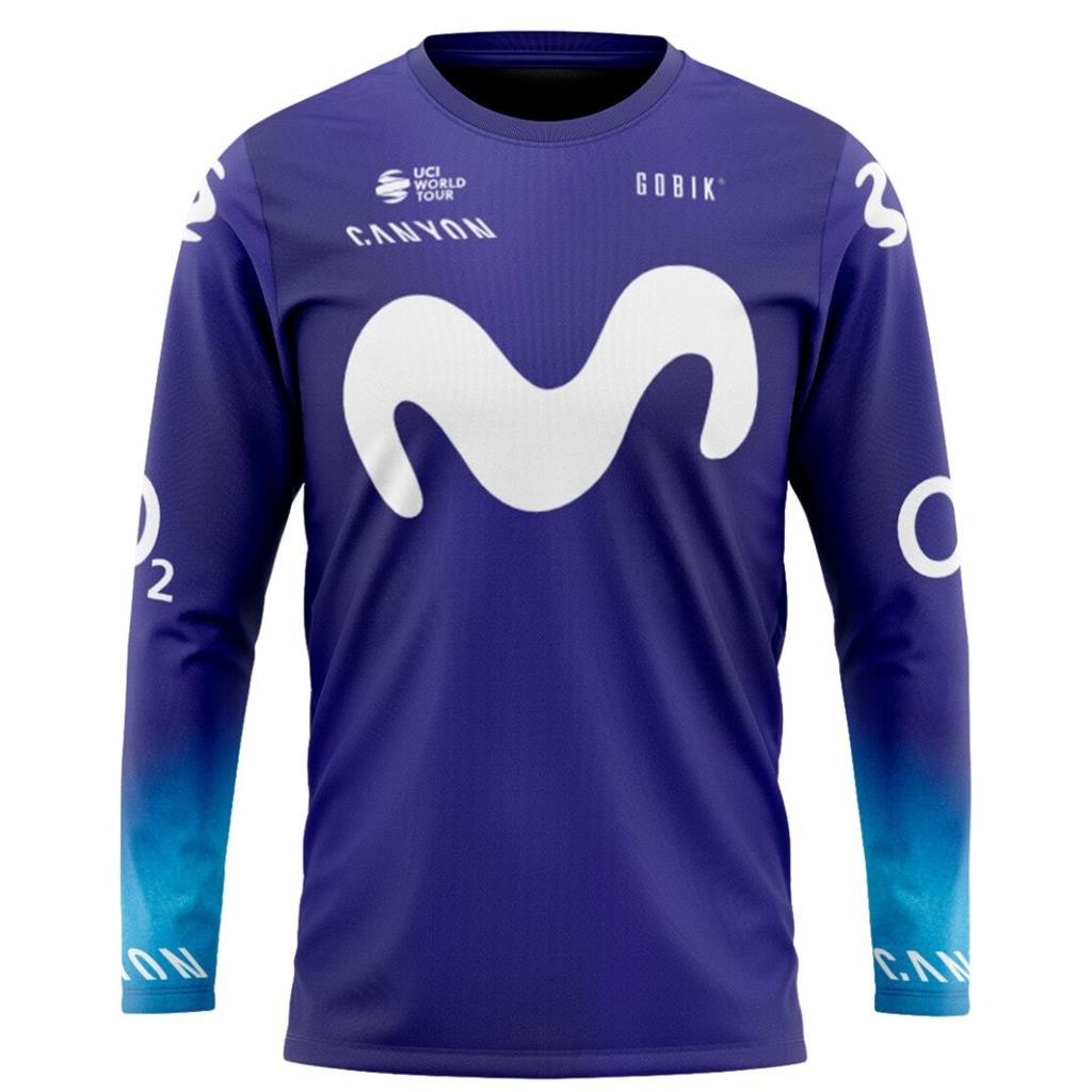 Camiseta Ciclismo Casual Masculina UV Dry Fit Mov Team