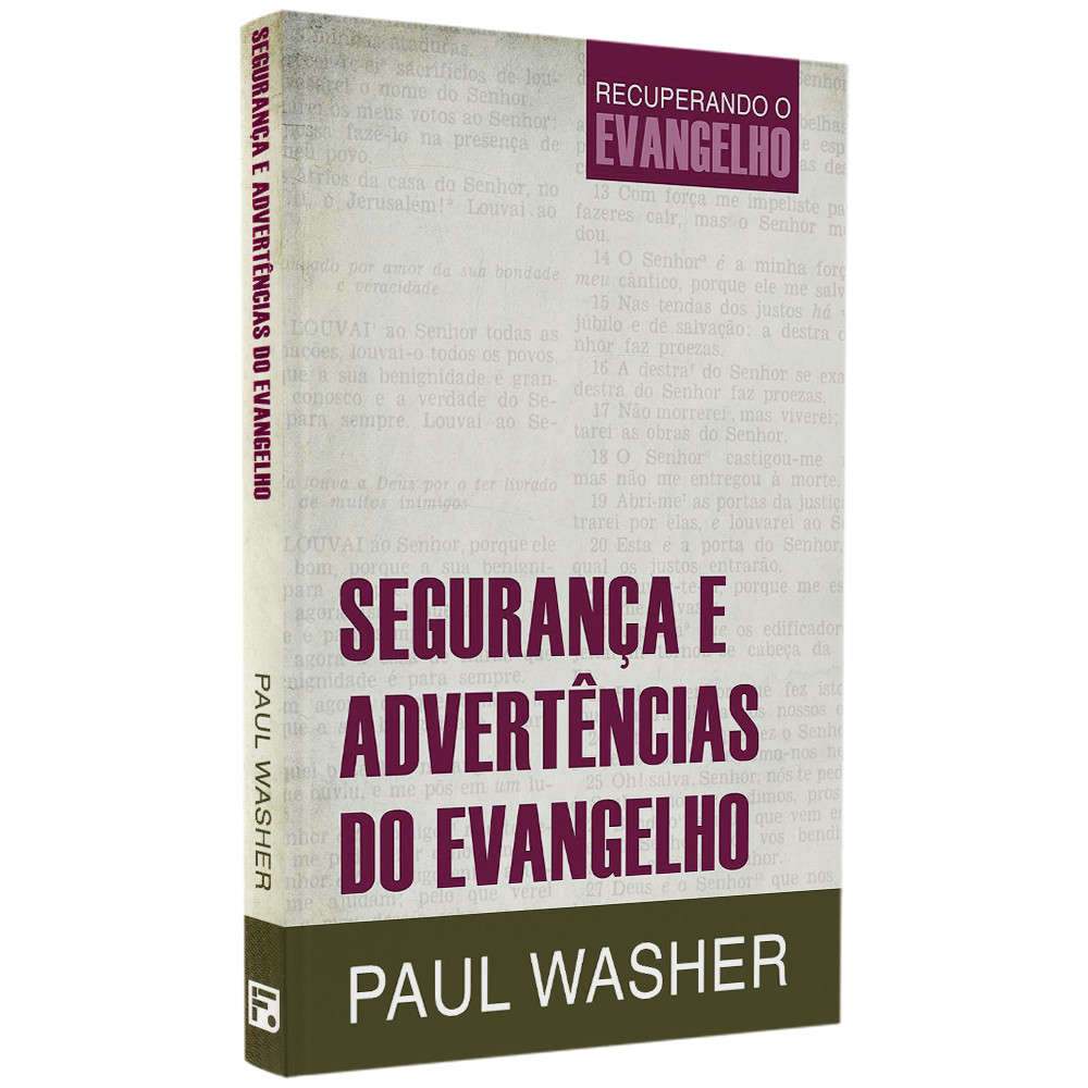 Segurança E Advertências Do Evangelho | Paul Washer em Oferta na Shopee