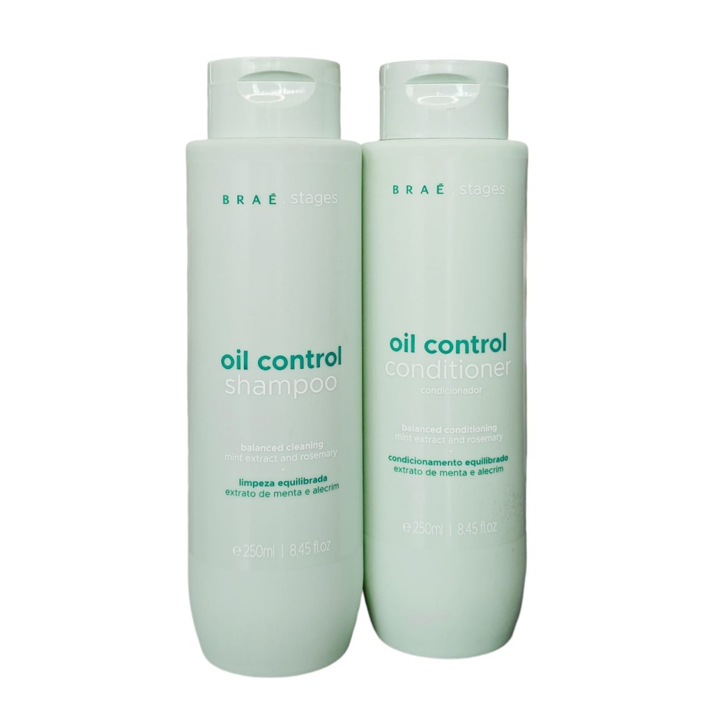 Kit Braé Stages Oil Control - Shampoo 250ml + Condicionador 250ml
