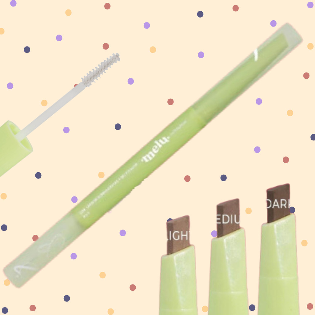 Lápis de Sobrancelhas 2x1 com Gel Fixador - Melu
