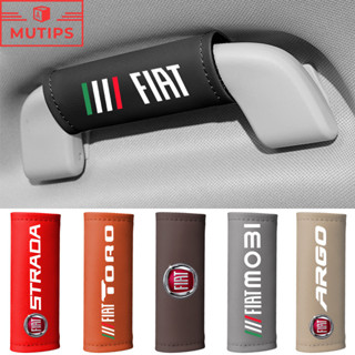 Fiat Luvas De Tração De Teto De Carro Protetor De Apoio De Braço De Porta Capa De Alça De Couro Para Strada Argo Mobi To em Oferta na Shopee
