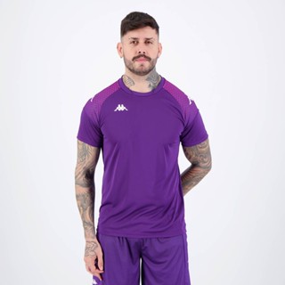 Camiseta Kappa Sammy Roxa em Oferta na Shopee