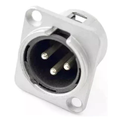 Conector Xlr Sa2x Macho 3 Polos Santo Angelo