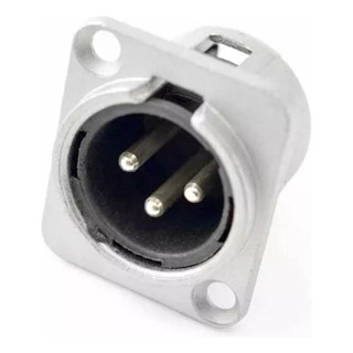 Conector Xlr Sa2x Macho 3 Polos Santo Angelo em Oferta na Shopee