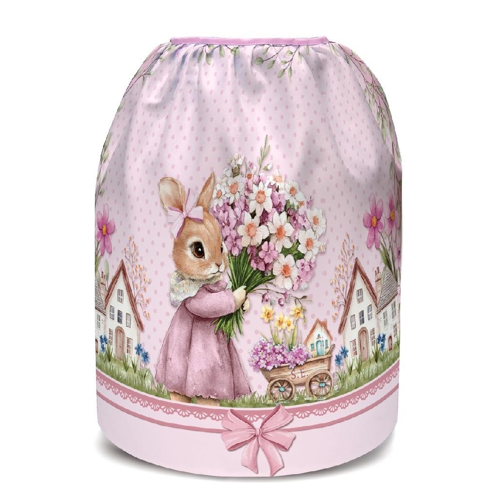 Capa P/Botijão de Gás Cozinha-Estampa Coelha Rosé-Lançamento