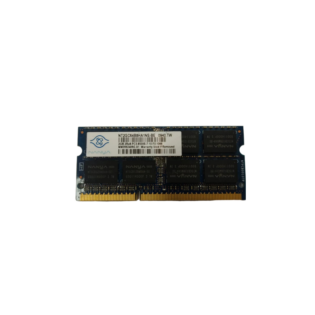 Memoria Nanya Ddr3 Ddr3 2gb 1066 Mhz P/ Notebook usado
