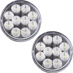 2 Lanterna Traseira 96mm Ônibus Caminhão Bugue 10 LED CR 24V