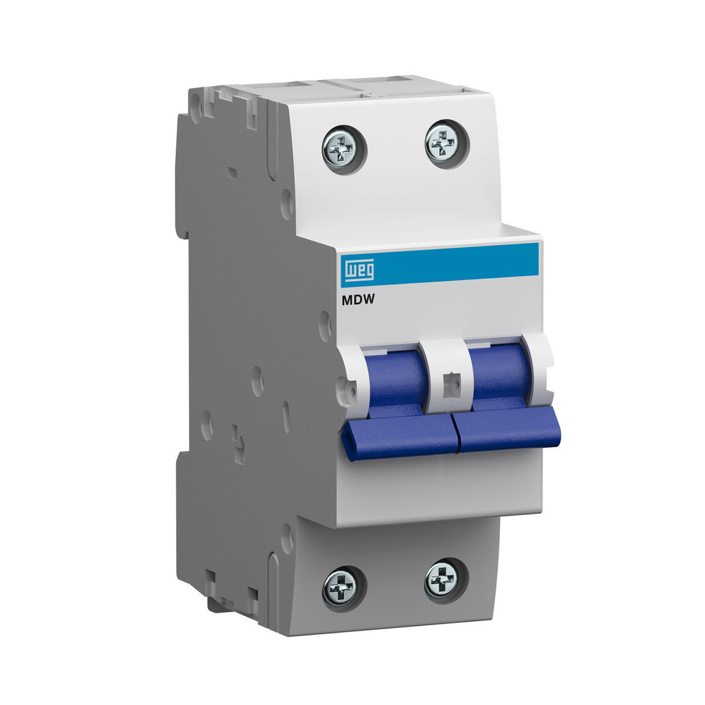 DISJUNTOR DIN BIPOLAR MDW-C6 WEG