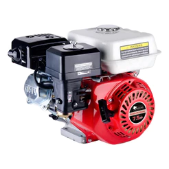 Motor Gasolina 7.5hp Partida Manual Eixo 3/4 Pol. 19.05mm - BASCCO, Compatível com Motobombas, Engenhos, Buggy e Outros