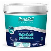 Rejunte Epóxi Piscinas  Azul Royal 1 Kg Portokoll em Oferta na Shopee