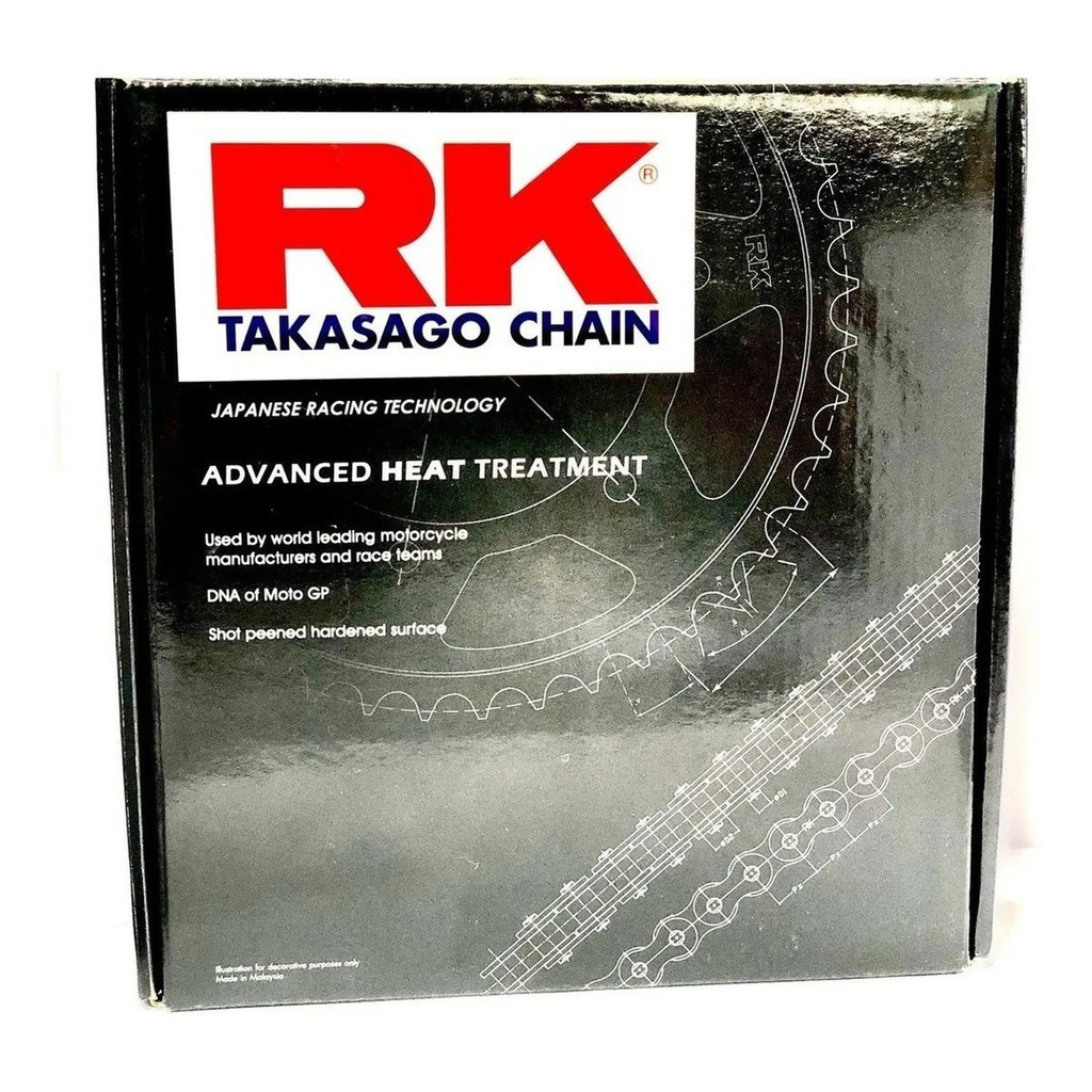 Kit Relação C/ Retentor Rk Bmw F 800 Gs 08/14 Original Rk