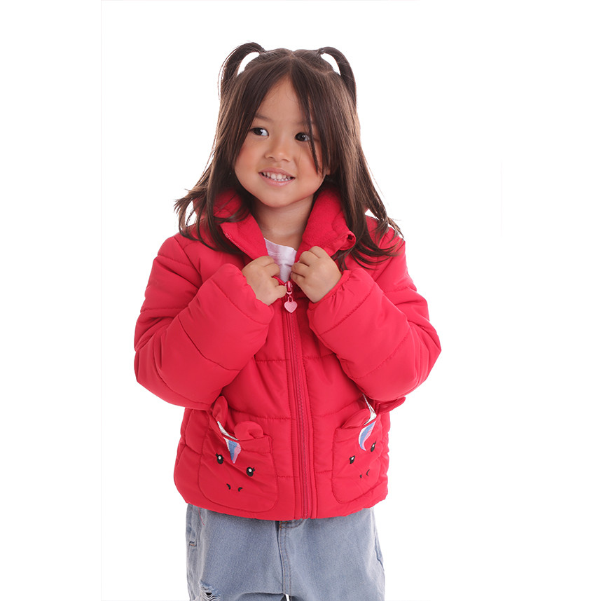 Jaqueta Infantil Blue Bay Bordado Unicórnio Com Capuz - Baby & Kids Fashion