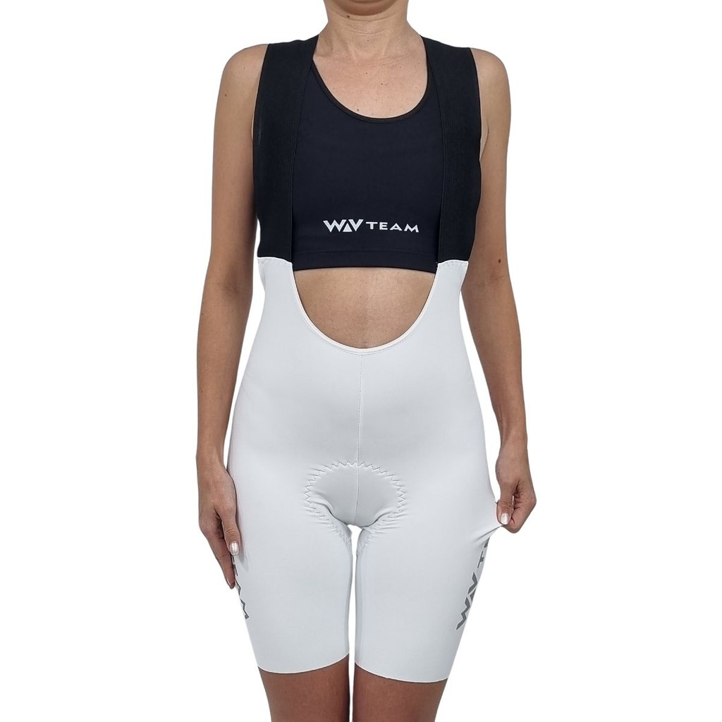 Bretelle Ciclismo FULL EVO MTB Speed Feminino Branco