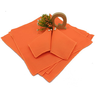 4 Guardanapos para Páscoa Laranjas Em Tecido Oxford 35x35 em Oferta na Shopee