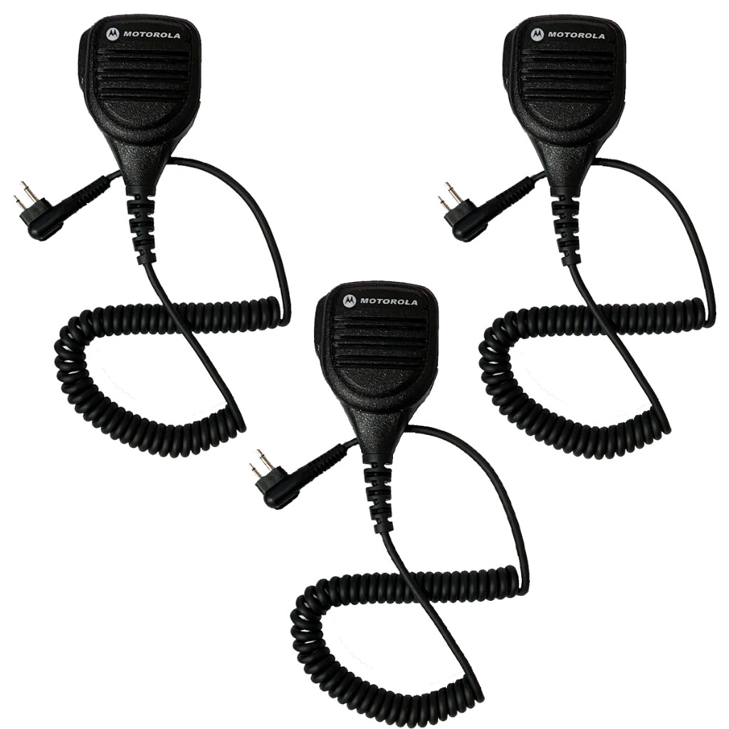 Kit 3 Unidades Microfone Motorola Pmmn4013 Ptt Ep150 Ep450 Dep450 Kit 3 Unidades