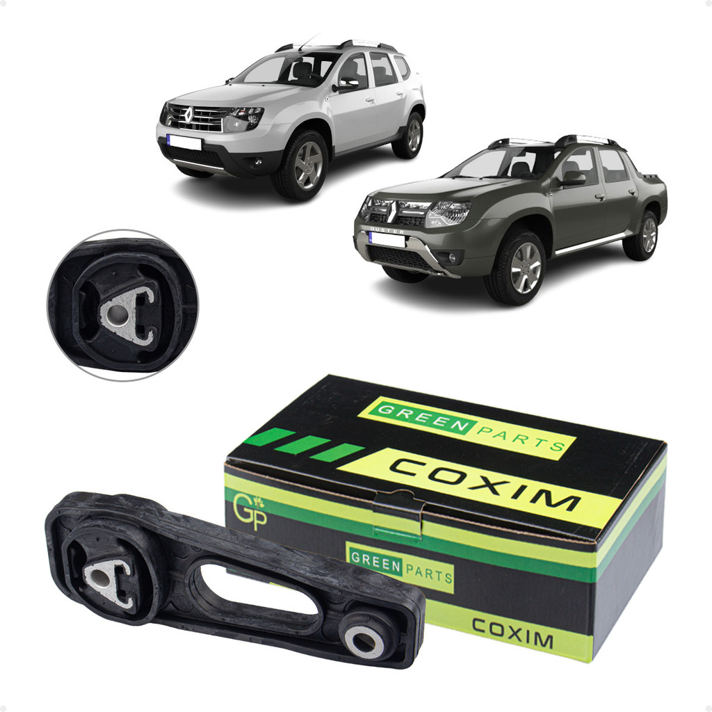 Coxim do Câmbio Inferior Traseiro Renault Duster 2.0 16V 2011 a 2015 Renault Duster 1.6 16V 2011 a 2016
