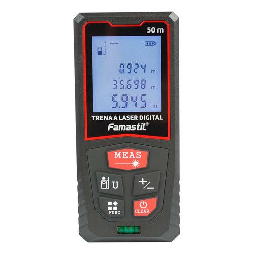 Trena Laser Digital Famastil Múltiplas Unidades Profissional Construção Arquitetura Medição Rápida