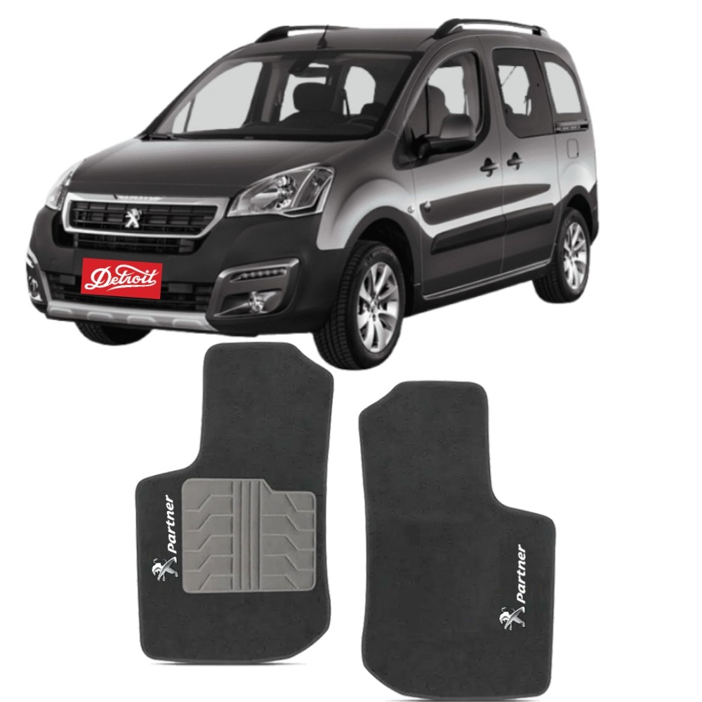 Tapete Peugeot Partner 1999 a 2022 Tevic TVPG8503G Carpete Grafite