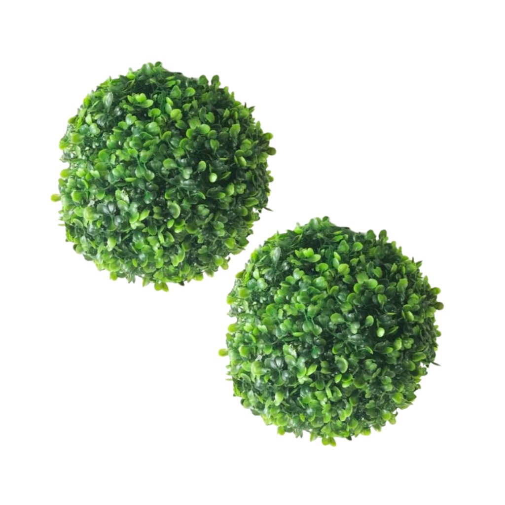 2 Unid. Bola de Buchinho Artificial 13 cm Premium Decoração Festa Aniversario Casamento Batizado