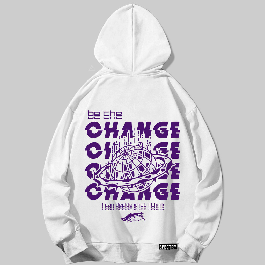 Moletom Canguru C/Capuz Streetwear Change Roxo Premium Unissex Tendência Vorteix