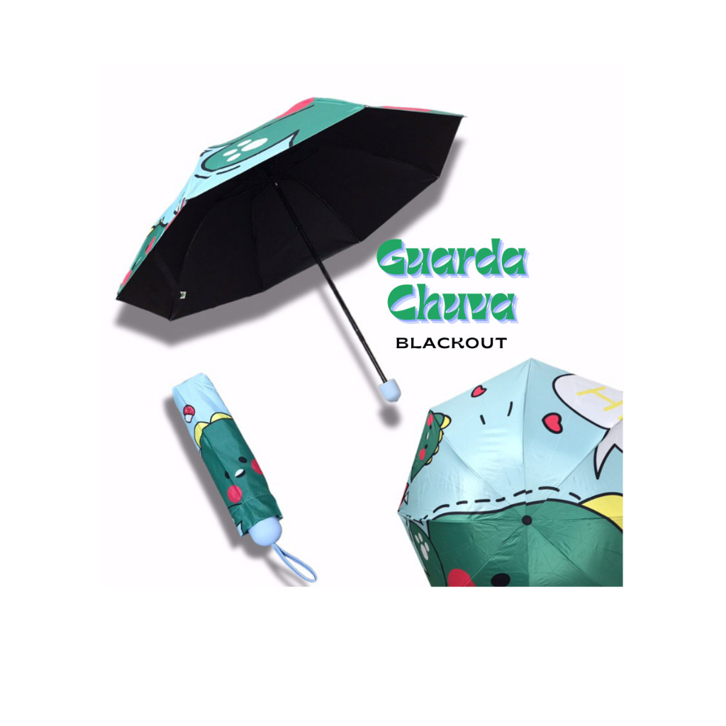 Guarda Chuva Sombrinha manual BLACKOUT estampada infantil/adulto/Ly2309