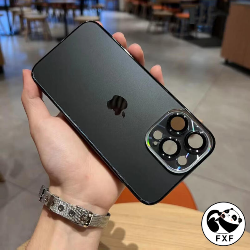 Novo AG Fosco Anti-Impressão Digital Caso Para iPhone Ar 17 16 15 14 13 12 11 Pro Max Lente Proteção Completa — imagem 2 de 2